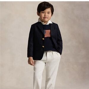 Ralph Lauren 100% Wool Navy Blazer